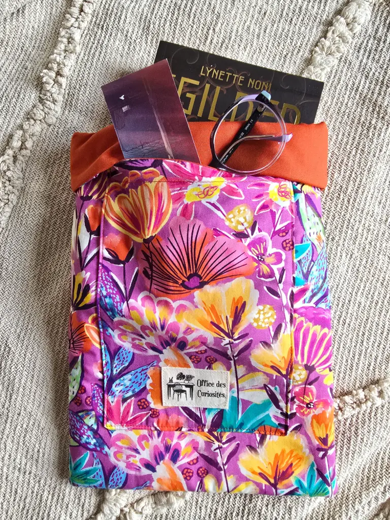 [14.3] Pochette à livre grand format Fleurs des Champs
