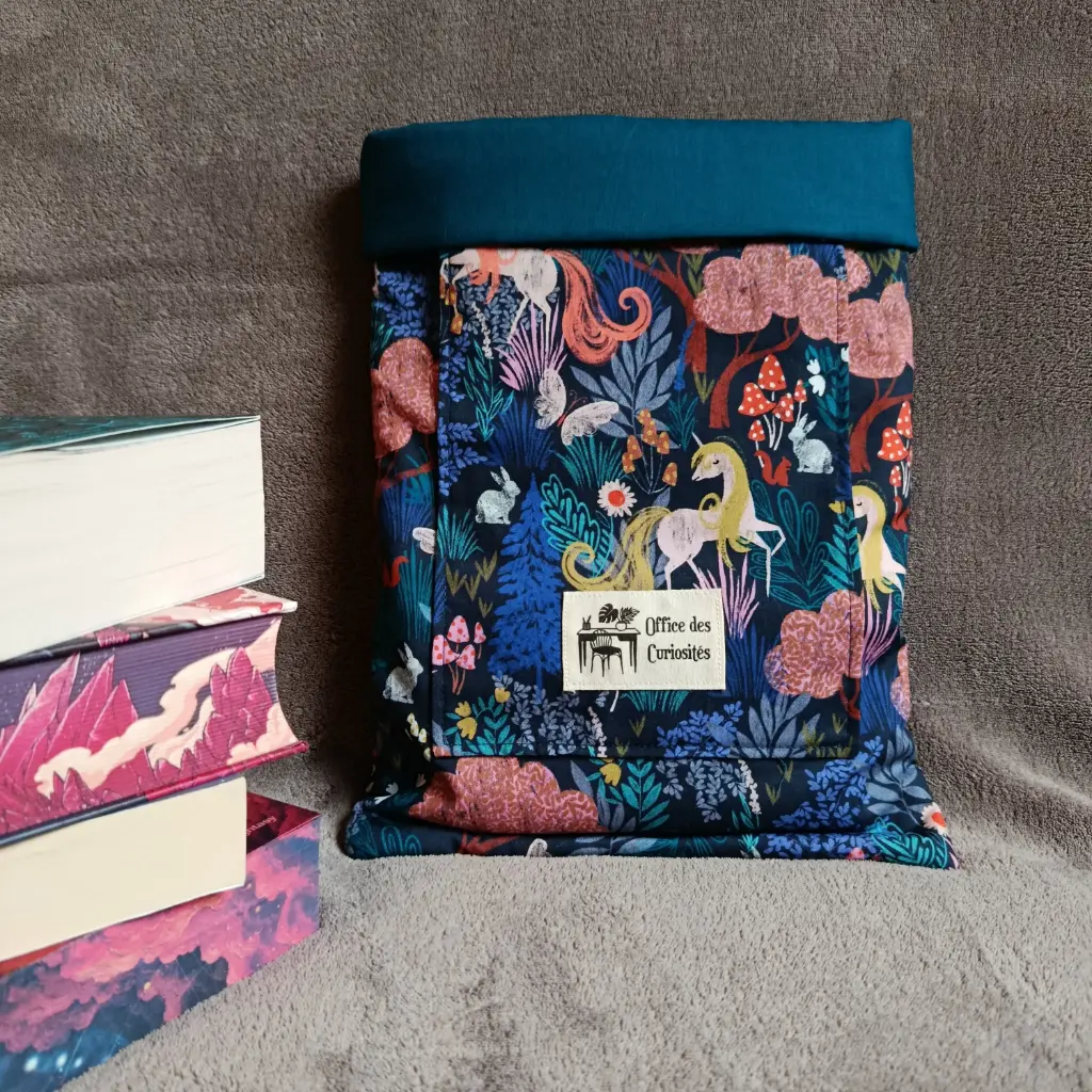 [14.15] Pochette à livre grand format Forêt Enchantée